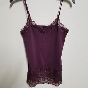 NWT WHBM Lace-Hem Camisole, size M